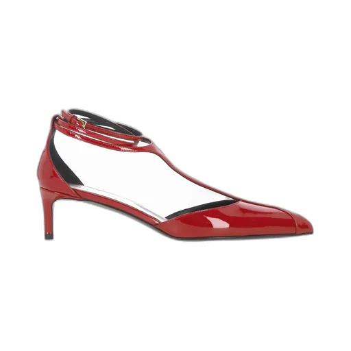 Khaite Mia Pointed-Toe Strap Pumps