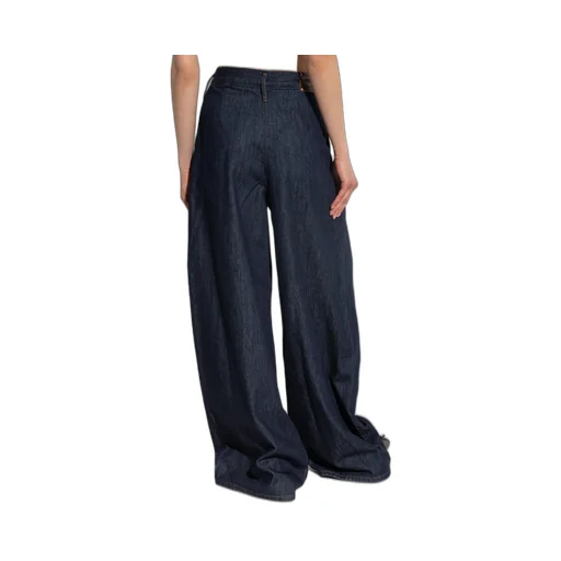 Dries Van Noten Wide Pleated Jeans
