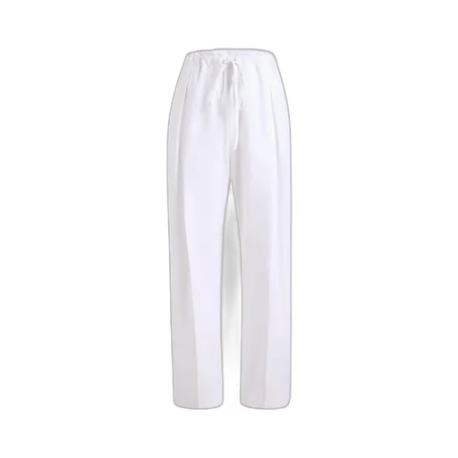 Khaite Pressed Crease Drawstring Trousers