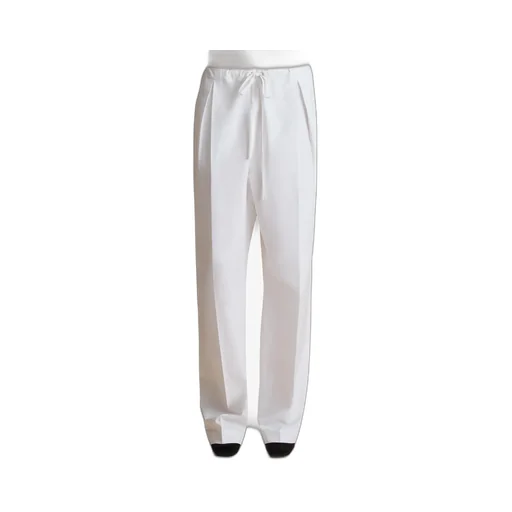 Khaite Pressed Crease Drawstring Trousers