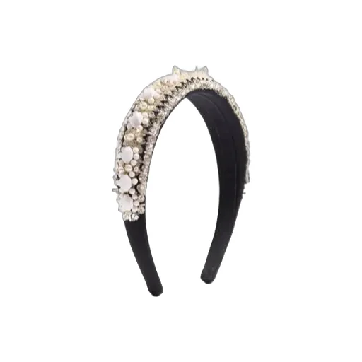 Valentino Embellished Padded Design Headband