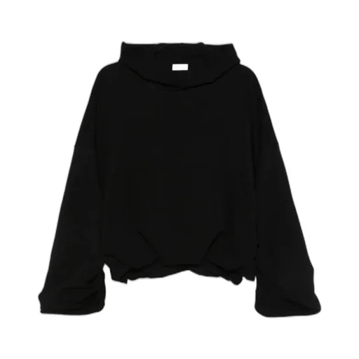 Dries Van Noten Long-Sleeved Draped Hoodie