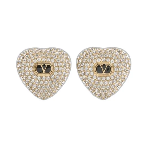 Coeur Royal Metal, Enamel And Swarovski® Crystal Earrings