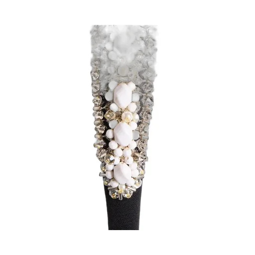 Valentino Embellished Padded Design Headband