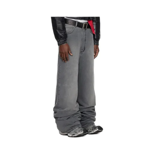 Wadded Stack Jeans