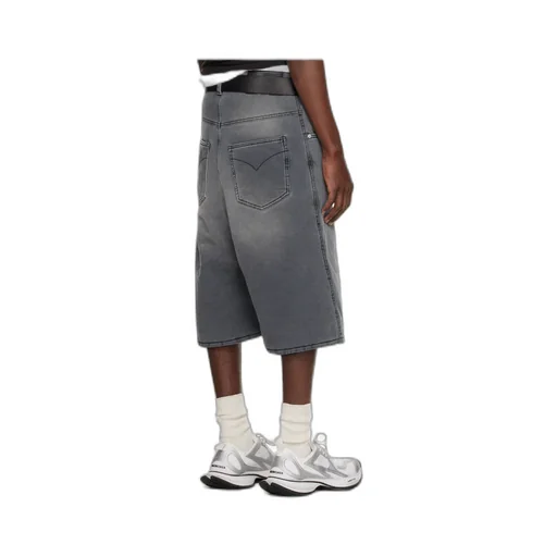 Stack Denim Shorts
