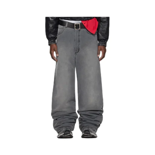Wadded Stack Jeans