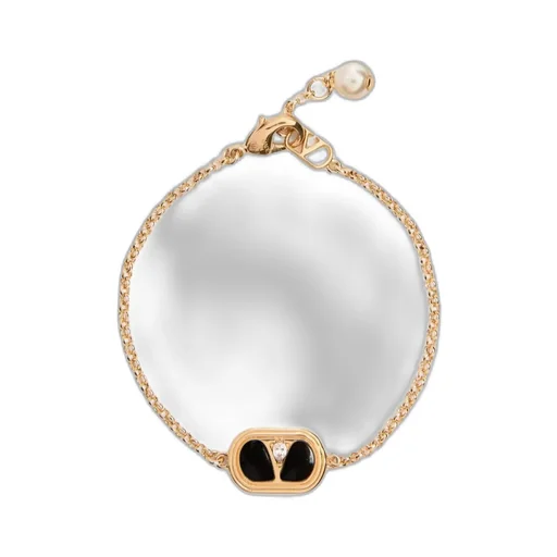 Valentino Vlogo Embellished Bracelet
