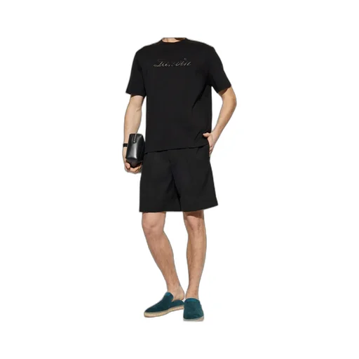 Lanvin Logo Denim T-Shirt