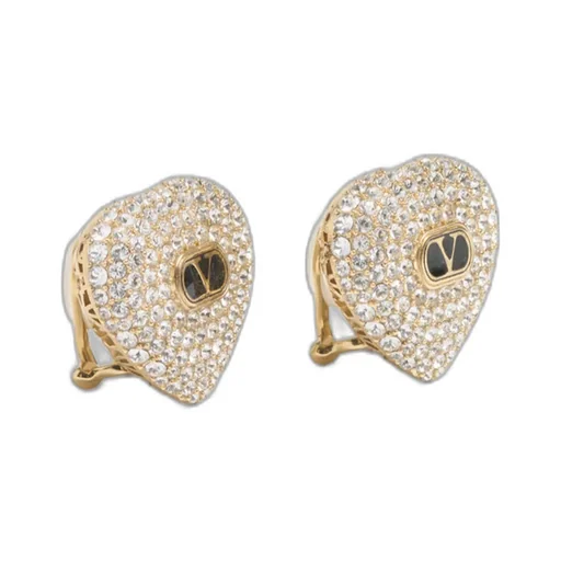 Coeur Royal Metal, Enamel And Swarovski® Crystal Earrings