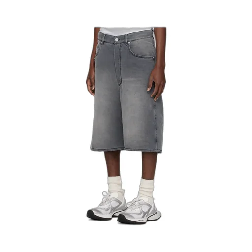 Stack Denim Shorts