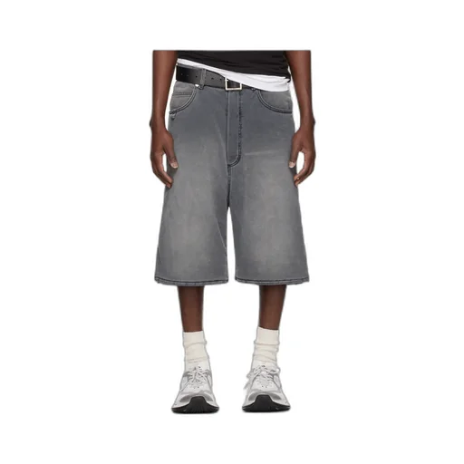 Stack Denim Shorts