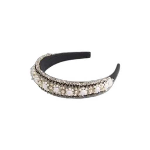 Valentino Embellished Padded Design Headband