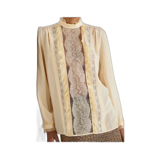 Ruffled Lace Shirt