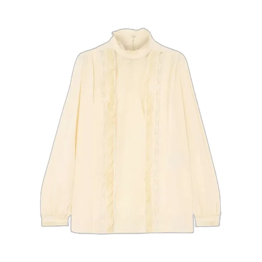 Ruffled Lace Shirt