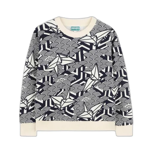 Kenzo Kids Graphic-Printed Crewneck Sweatshirt