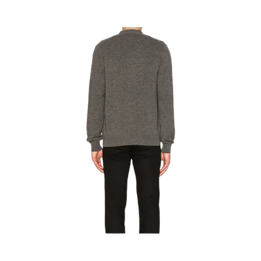 Long-Sleeved Wool Cardigan