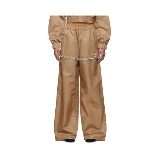 Crystal Slit Track Pants