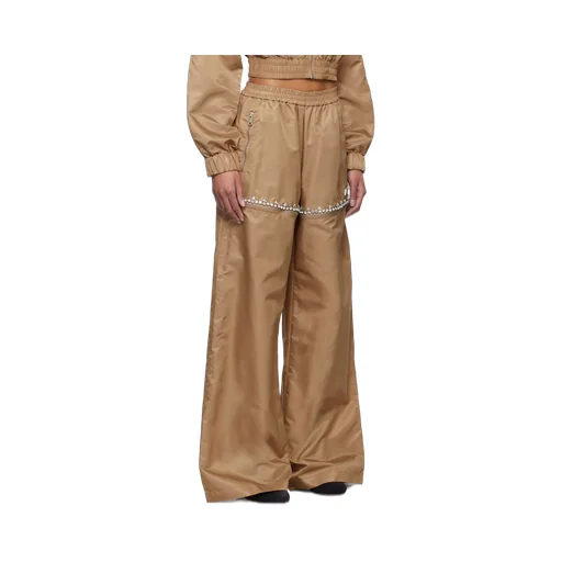Crystal Slit Track Pants