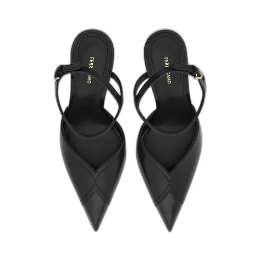 95Mm Leather Pumps
