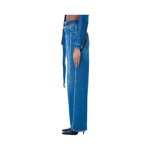 The Belted Denim Jeans