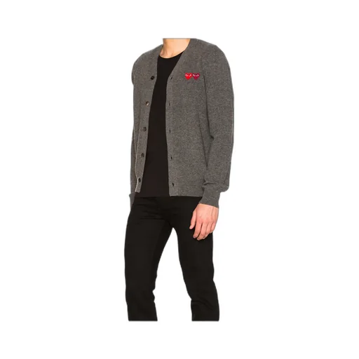 Long-Sleeved Wool Cardigan