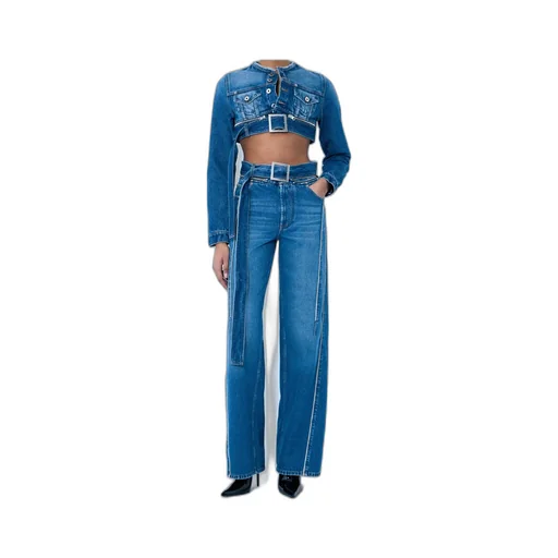 The Belted Denim Jeans