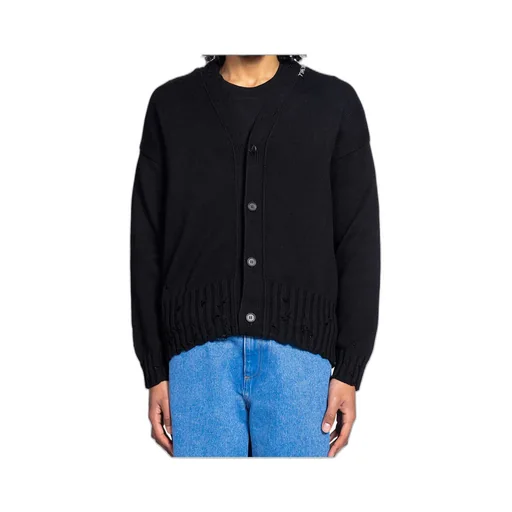 Marni V-Neck Distressed Cardigan