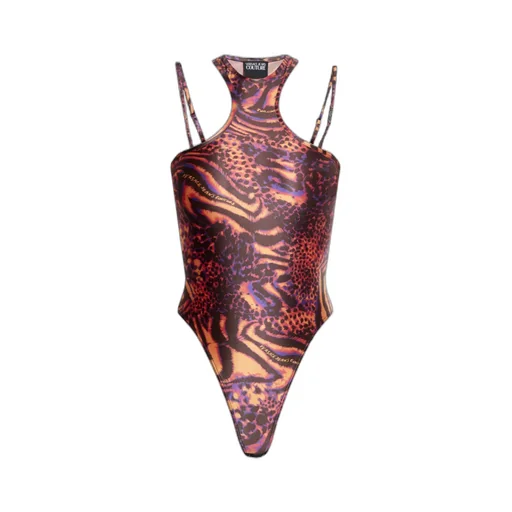 Versace Jeans Couture Abstract Print Bodysuit