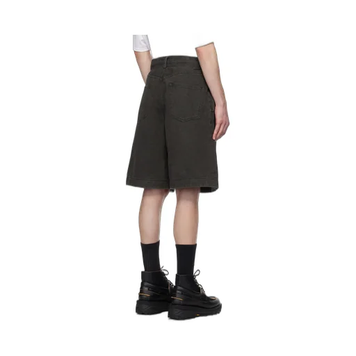Sacai Belted Denim Bermuda Shorts