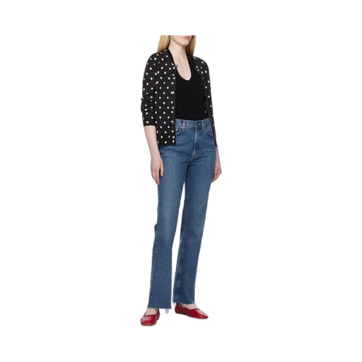 Agolde Leena Frayed Hem Jeans