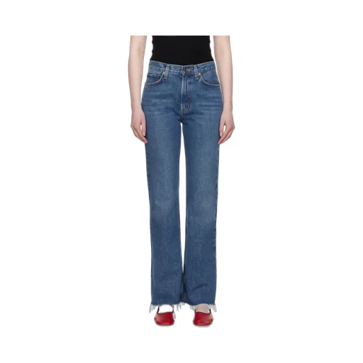 Agolde Leena Frayed Hem Jeans