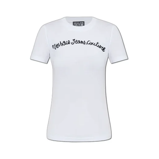 Versace Jeans Couture Logo Embroidered Top