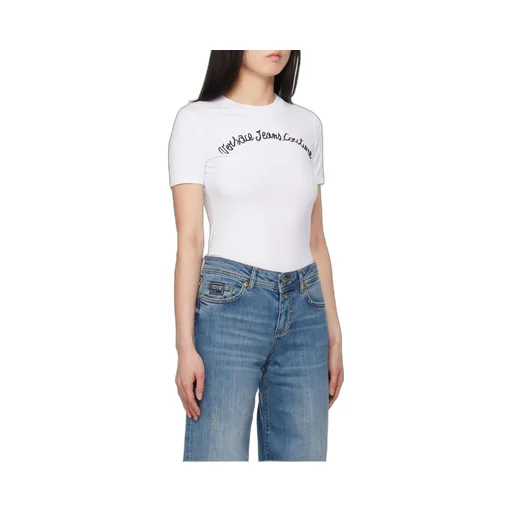 Versace Jeans Couture Logo Embroidered Top