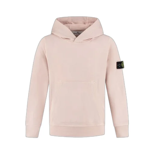 Stone Island Junior Long Sleeved Compass-Badge Hoodie