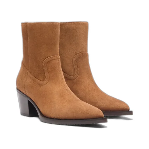 Thick Heeled Short Boots