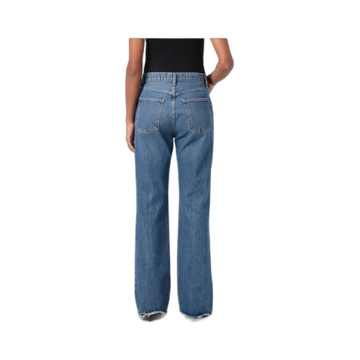 Agolde Leena Frayed Hem Jeans