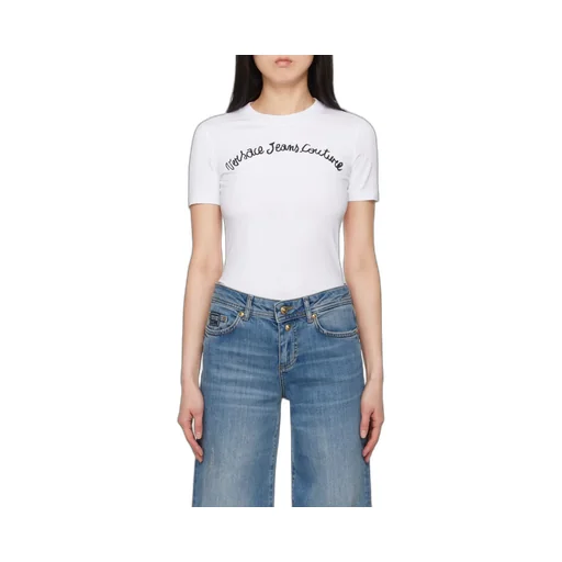 Versace Jeans Couture Logo Embroidered Top