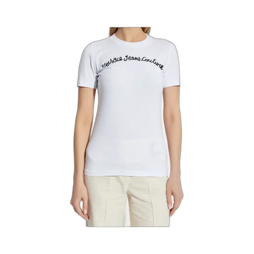Versace Jeans Couture Logo Embroidered Top