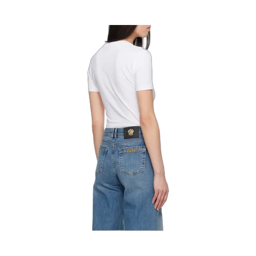Versace Jeans Couture Logo Embroidered Top