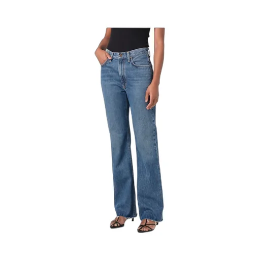 Agolde Leena Frayed Hem Jeans