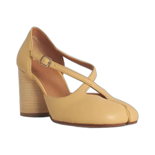 80Mm Tabi Straps Pumps