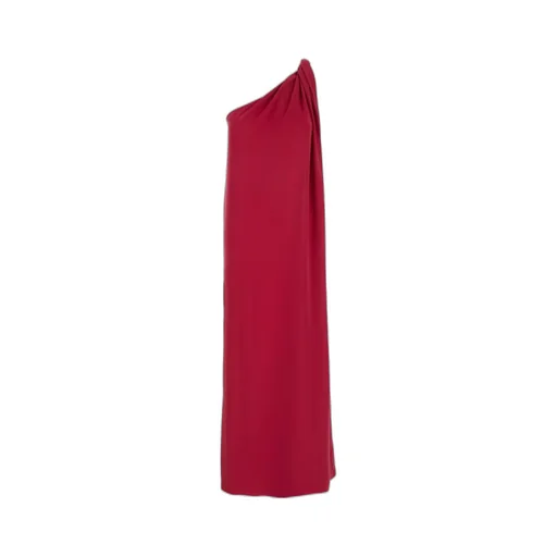 P.A.R.O.S.H. One-Shoulder Draped Dress
