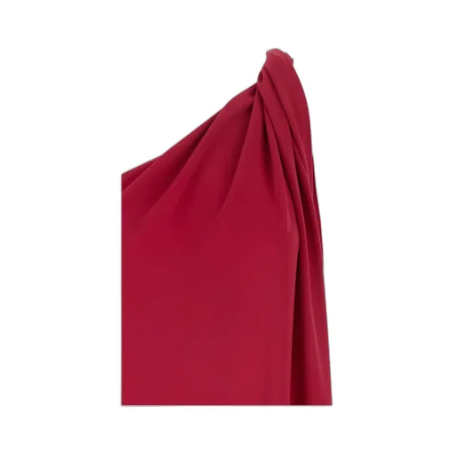 P.A.R.O.S.H. One-Shoulder Draped Dress