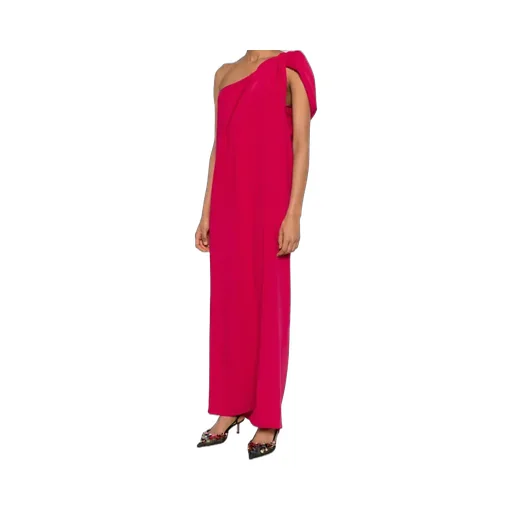 P.A.R.O.S.H. One-Shoulder Draped Dress
