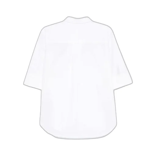 Floral-Embroidery Shirt