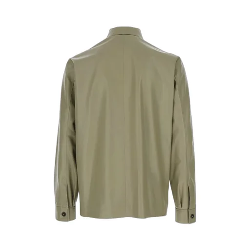 Arma Classic Collar Shirt With Contrast Buttons