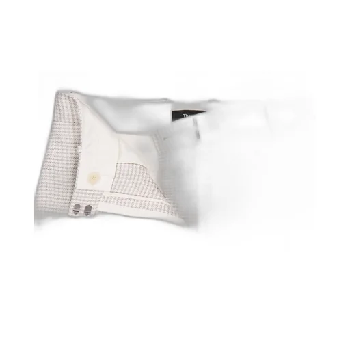 Theory Pressed Crease Houndstooth-Pattern Trousers