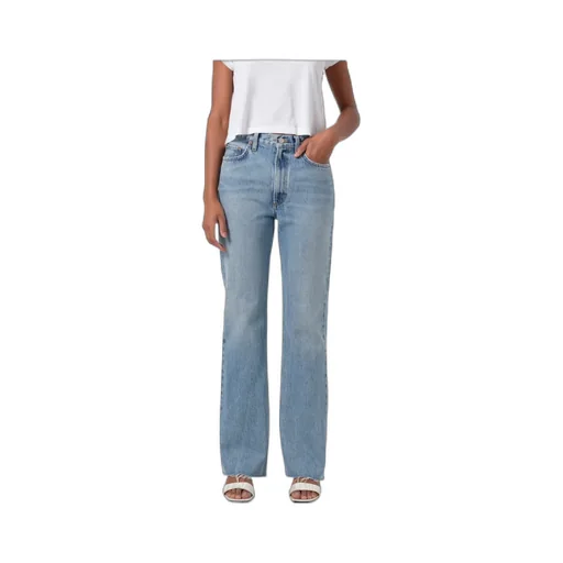 Agolde Leena High-Rise Flared-Leg Jeans