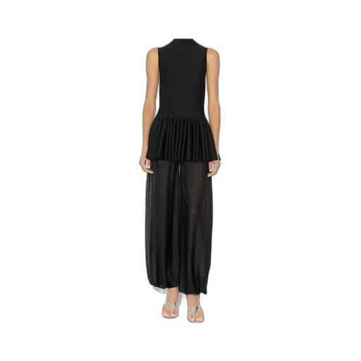 AlaÏA Godet Sleeveless Top